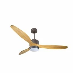 Sortie 🤩 Klassfan Ventilateur de plafond Réversible Lumière Thermostat Dimmable Wifi Moteur à courant continu Toits en pente Télécommande Scénarios Lumi 👏
