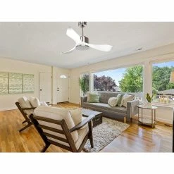 Meilleure vente 👏 Klassfan Ventilateur de plafond Réversible Thermostat Wifi Moteur à courant continu Toits en pente Télécommande Scénarios Adaptateur 2/3 Lames 👏 -Optonica Soldes 8435525608660 6