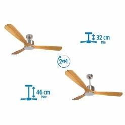 Le moins cher 💯 Klassfan Ventilateur de plafond Réversible Thermostat Wifi Moteur à courant continu Toits en pente Télécommande Scénarios Hypersilence Mémoire 🔥 -Optonica Soldes 8435525608721 4