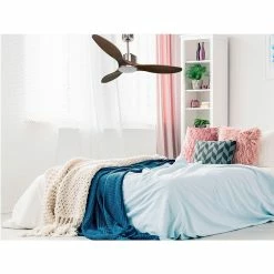 Grosses soldes ✨ Klassfan Ventilateur de plafond Réversible Thermostat Wifi Moteur à courant continu Toits en pente Télécommande Scénarios Hypersilence Mémoire 😀 -Optonica Soldes 8435525608752 5