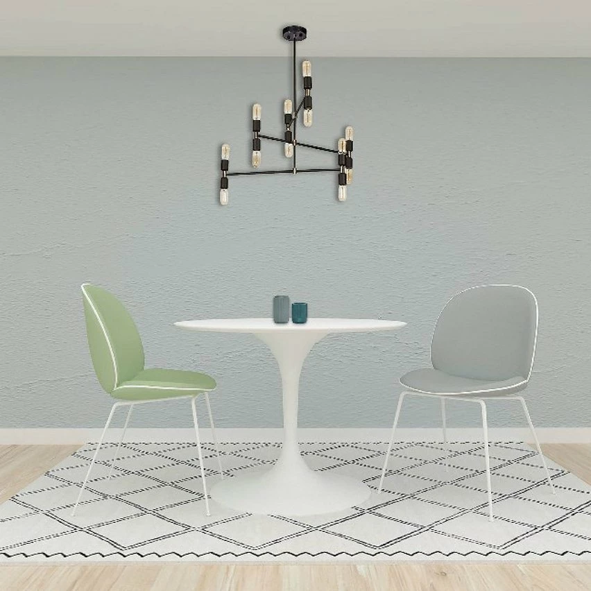 Nouveau 👍 Homemania Lampe de suspension zig-zag - Noir, or - 78 x 78 x 71 cm 👍 3 Nouveau 👍 Homemania Lampe de suspension zig-zag - Noir, or - 78 x 78 x 71 cm 👍 – Image 3