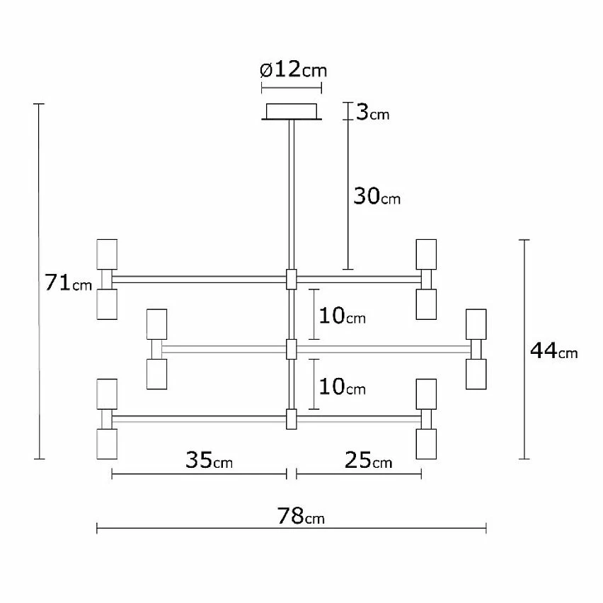 Nouveau 👍 Homemania Lampe de suspension zig-zag - Noir, or - 78 x 78 x 71 cm 👍 4 Nouveau 👍 Homemania Lampe de suspension zig-zag - Noir, or - 78 x 78 x 71 cm 👍 – Image 4