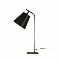 Le moins cher 😀 Homemania Lampe de table Way Surf - Noir - 17x17x67 cm 🥰