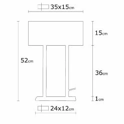 Vente flash 😍 Homemania Lampe de Bureau Way Surf III - Noir - 35 x 15 x 52 cm ✨ 9 Vente flash 😍 Homemania Lampe de Bureau Way Surf III - Noir - 35 x 15 x 52 cm ✨ -Optonica Soldes 8681515563369 5
