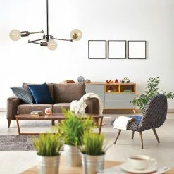 Sortie ❤️ Homemania Lustre Labirint - Chrome - 50 x 50 x 43 cm 👍 -Optonica Soldes 8681515590266 3