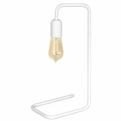 Offres 💯 Homemania Lampe de Bureau Scorpius White - Blanc - 23 x 15,5 x 43 cm 🧨