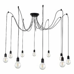 Tout neuf đ HOMEMANIA Lampe Ă Suspension Wire - Noir - 180 x 180 x 93 cm đ 7 Tout neuf đ HOMEMANIA Lampe Ă Suspension Wire - Noir - 180 x 180 x 93 cm đ -Optonica Soldes 8681847125426 4