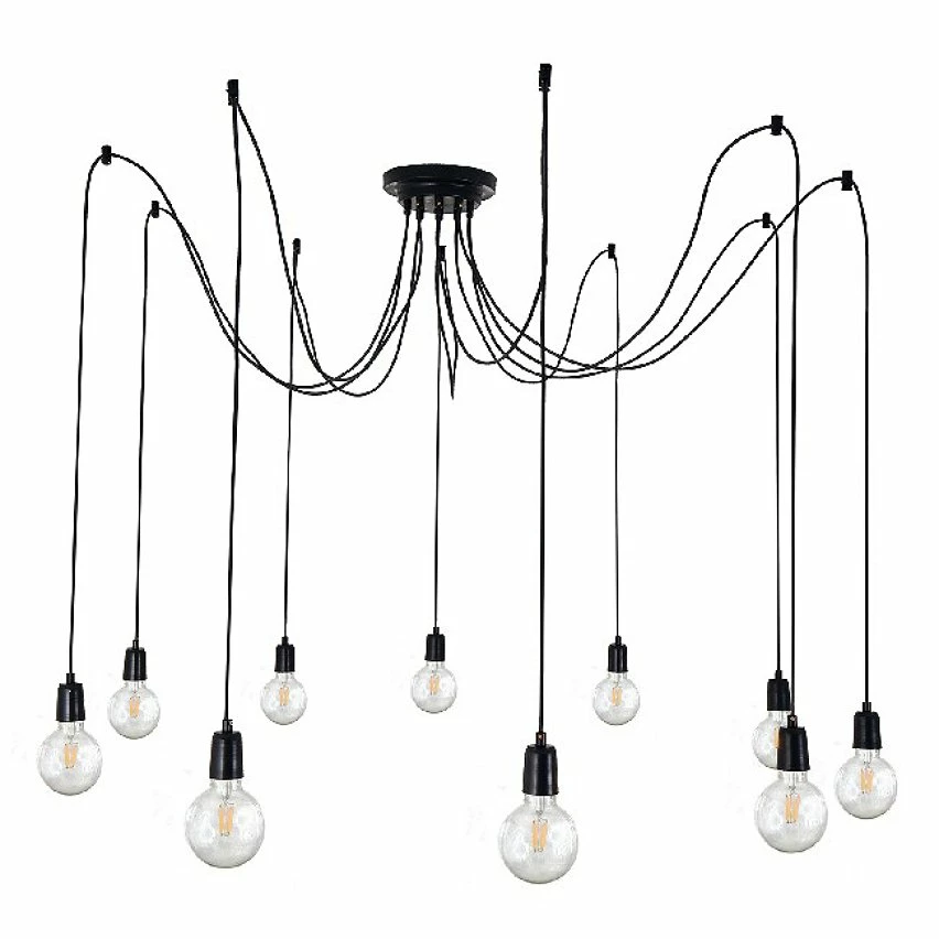 Tout neuf đ HOMEMANIA Lampe Ă Suspension Wire - Noir - 180 x 180 x 93 cm đ 4 Tout neuf đ HOMEMANIA Lampe Ă Suspension Wire - Noir - 180 x 180 x 93 cm đ â Image 4