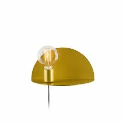 Meilleure affaire ✨ HOMEMANIA Lampe Murale Shelfie - Or - 30 x 15 x 15 cm 💯