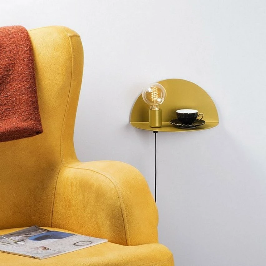 Meilleure affaire ✨ HOMEMANIA Lampe Murale Shelfie - Or - 30 x 15 x 15 cm 💯 3 Meilleure affaire ✨ HOMEMANIA Lampe Murale Shelfie - Or - 30 x 15 x 15 cm 💯 – Image 3