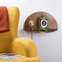 Le moins cher 🛒 HOMEMANIA Lampe Murale Shelfie - Cuivre - 50 x 25 x 25 cm 🧨 6 Le moins cher 🛒 HOMEMANIA Lampe Murale Shelfie - Cuivre - 50 x 25 x 25 cm 🧨 -Optonica Soldes 8681847125532 3