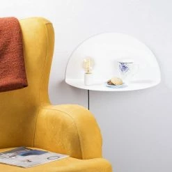 Promo 🥰 HOMEMANIA Lampe Murale Shelfie - Blanc - 50 x 25 x 25 cm ✔️ -Optonica Soldes 8681847125556 3