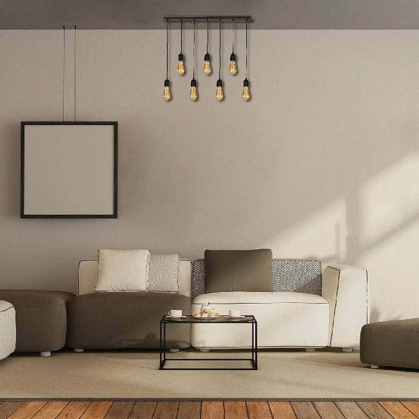 Acheter đ HOMEMANIA Lampe Ă Suspension Fallby - Noir - 80 x 10 x 93 cm đ€© 4 Acheter đ HOMEMANIA Lampe Ă Suspension Fallby - Noir - 80 x 10 x 93 cm đ€© â Image 4