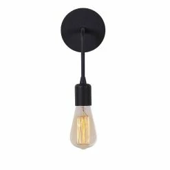 De gros ⭐ HOMEMANIA Lampe Murale Simple Drop - Noir - 12 x 12 x 27 cm 🧨