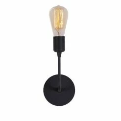 De gros ⭐ HOMEMANIA Lampe Murale Simple Drop - Noir - 12 x 12 x 27 cm 🧨 -Optonica Soldes 8681847142089 3