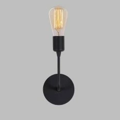 De gros ⭐ HOMEMANIA Lampe Murale Simple Drop - Noir - 12 x 12 x 27 cm 🧨 -Optonica Soldes 8681847142089 4