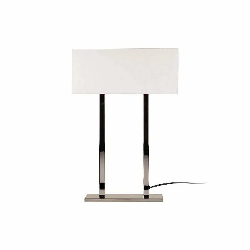De gros đ HOMEMANIA Lampe de Bureau Way Surf III - Chrome, blanc - 35 x 15 x 52 cm đ 1 De gros đ HOMEMANIA Lampe de Bureau Way Surf III - Chrome, blanc - 35 x 15 x 52 cm đ