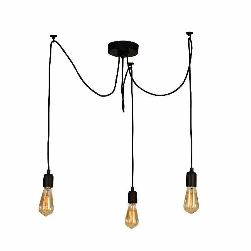 Budget 😀 HOMEMANIA Lampe à Suspension Wire - Noir - 180 x 180 x 93 cm 🧨 2 Budget 😀 HOMEMANIA Lampe à Suspension Wire - Noir - 180 x 180 x 93 cm 🧨 – Image 2