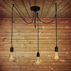 Budget 😀 HOMEMANIA Lampe à Suspension Wire - Noir - 180 x 180 x 93 cm 🧨 7 Budget 😀 HOMEMANIA Lampe à Suspension Wire - Noir - 180 x 180 x 93 cm 🧨 -Optonica Soldes 8681847142171 4