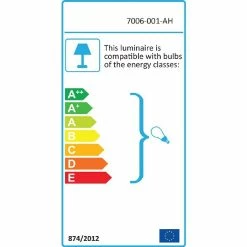 Nouveau 😉 HOMEMANIA Lampe de Bureau Omino - Chêne - 15 x 15 x 45 cm 🌟 -Optonica Soldes 8681847147442 3