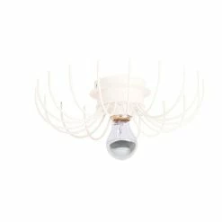 Budget 🎉 HOMEMANIA Lampe Murale Lion - Blanc - 32 x 32 x 9 cm ⌛