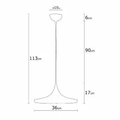 Coupon ⭐ HOMEMANIA Lampe à Suspension Metal Black - Noir, or - 36 x 36 x 113 cm 😍 -Optonica Soldes 8681847168362 3