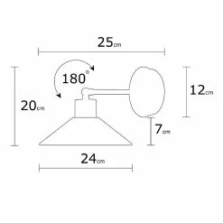 Le moins cher 🌟 HOMEMANIA Lampe Murale Hat2 - Noir - 24 x 25 x 20 cm 👏 6 Le moins cher 🌟 HOMEMANIA Lampe Murale Hat2 - Noir - 24 x 25 x 20 cm 👏 -Optonica Soldes 8681847168379 3