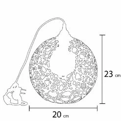 Acheter 😉 HOMEMANIA Lampe de Bureau Seljuk - Noir - 25 x 25 x 28 cm 🥰 -Optonica Soldes 8681847177395 4