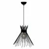 De gros 🧨 HOMEMANIA Lampe à Suspension Brush - Noir, Cuivre - 36 x 36 x 80 cm 🎉