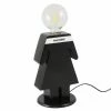 Nouveau 🌟 HOMEMANIA Lampe de table Eva - Noir, blanc - 15 x 16 x 26 cm 😍