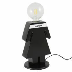 Nouveau 🌟 HOMEMANIA Lampe de table Eva - Noir, blanc - 15 x 16 x 26 cm 😍