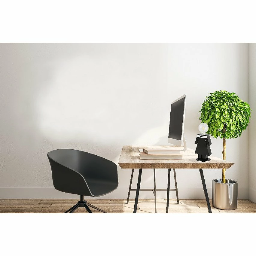 Nouveau 🌟 HOMEMANIA Lampe de table Eva - Noir, blanc - 15 x 16 x 26 cm 😍 3 Nouveau 🌟 HOMEMANIA Lampe de table Eva - Noir, blanc - 15 x 16 x 26 cm 😍 – Image 3