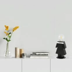 Nouveau 🌟 HOMEMANIA Lampe de table Eva - Noir, blanc - 15 x 16 x 26 cm 😍 7 Nouveau 🌟 HOMEMANIA Lampe de table Eva - Noir, blanc - 15 x 16 x 26 cm 😍 -Optonica Soldes 8681847183303 4