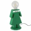 Budget 🔥 HOMEMANIA Lampe de table Eva - Vert, blanc, noir - 15 x 16 x 26 cm 😉