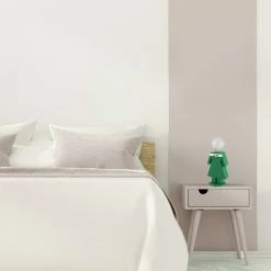 Budget 🔥 HOMEMANIA Lampe de table Eva - Vert, blanc, noir - 15 x 16 x 26 cm 😉 -Optonica Soldes 8681847183396 2