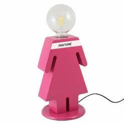 Sortie ❤️ HOMEMANIA Lampe de table Eva - Rose, blanc, noir - 15 x 16 x 26 cm ✔️