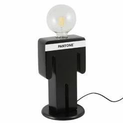 De gros 🌟 HOMEMANIA Lampe de table Adam - Noir, blanc - 15 x 15 x 26 cm 🔔