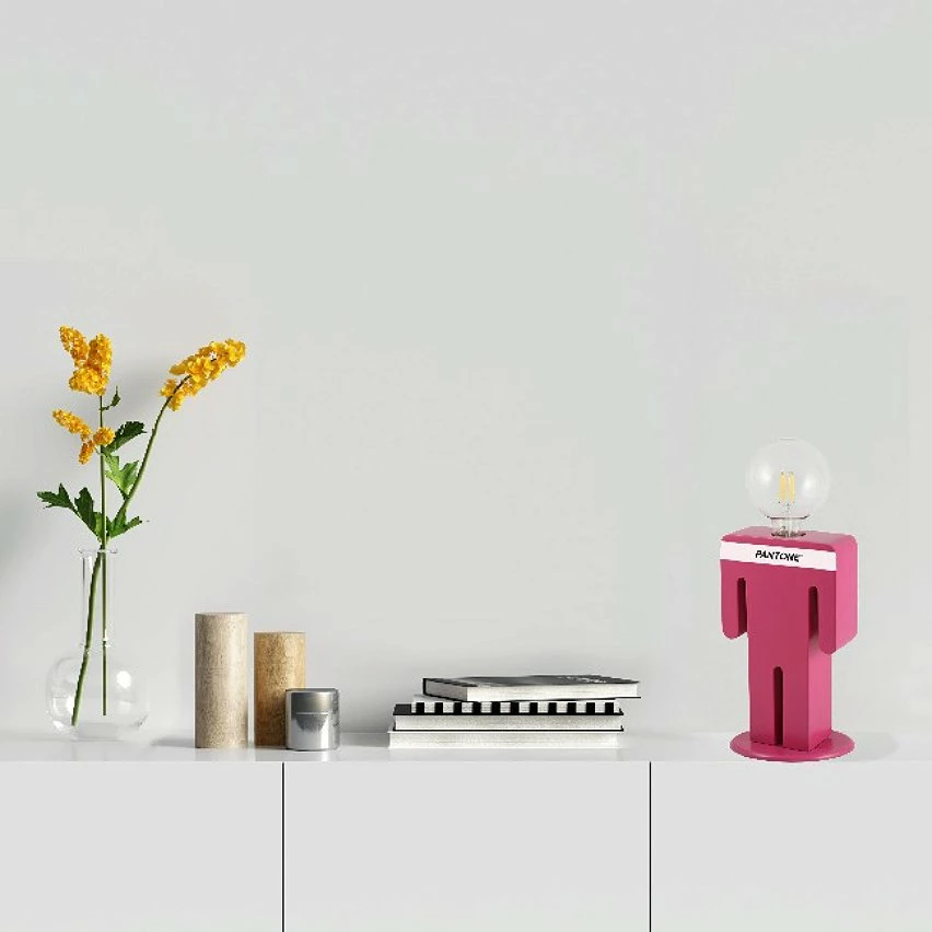 Acheter ❤️ HOMEMANIA Lampe de table Adam - Rose, blanc, noir - 15 x 15 x 26 cm 👏 4 Acheter ❤️ HOMEMANIA Lampe de table Adam - Rose, blanc, noir - 15 x 15 x 26 cm 👏 – Image 4