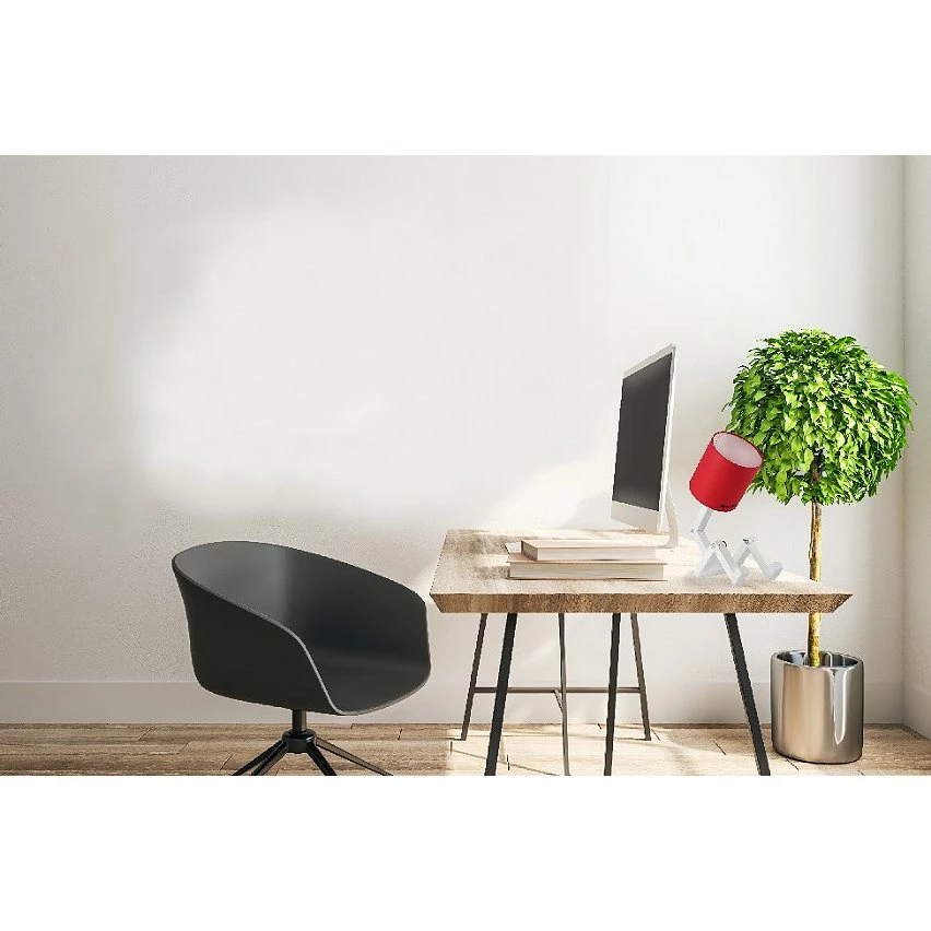 Promo ⭐ HOMEMANIA Lampe de table Wally - Bordeaux, blanc, noir - 15 x 40 x 45 cm 🎁 3 Promo ⭐ HOMEMANIA Lampe de table Wally - Bordeaux, blanc, noir - 15 x 40 x 45 cm 🎁 – Image 3