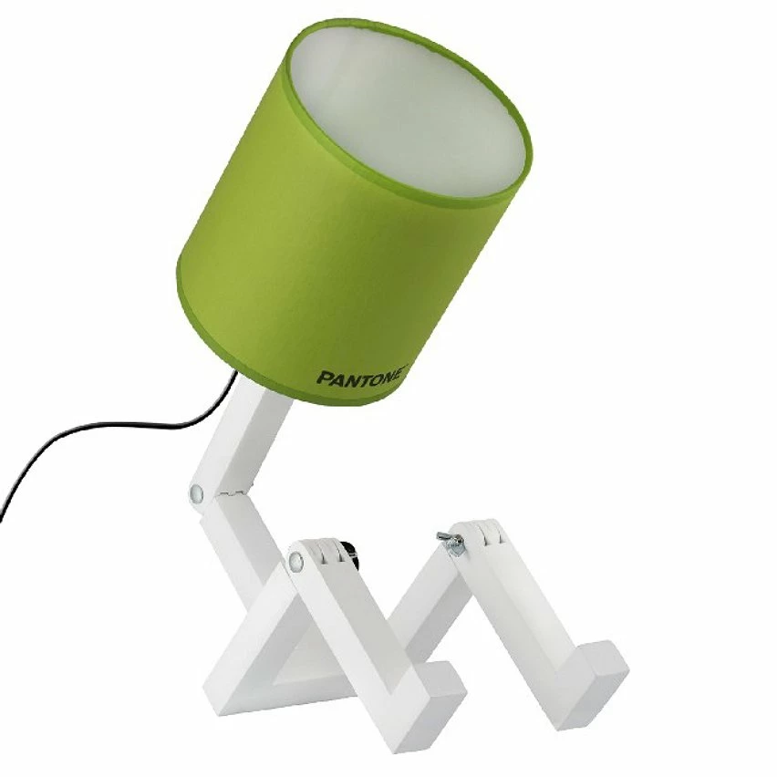 Promo đ HOMEMANIA Lampe de table Wally - Vert, blanc, noir - 15 x 40 x 45 cm â 1 Promo đ HOMEMANIA Lampe de table Wally - Vert, blanc, noir - 15 x 40 x 45 cm â
