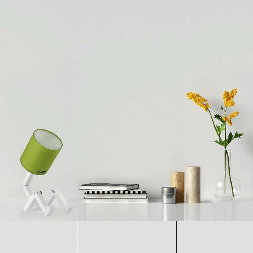 Promo đ HOMEMANIA Lampe de table Wally - Vert, blanc, noir - 15 x 40 x 45 cm â 4 Promo đ HOMEMANIA Lampe de table Wally - Vert, blanc, noir - 15 x 40 x 45 cm â â Image 4