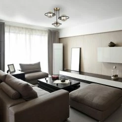 Offres ❤️ HOMEMANIA Lampe à Suspension Ringo - Or, noir - 44 x 44 x 34 cm 😀 5 Offres ❤️ HOMEMANIA Lampe à Suspension Ringo - Or, noir - 44 x 44 x 34 cm 😀 -Optonica Soldes 8699508164240 2