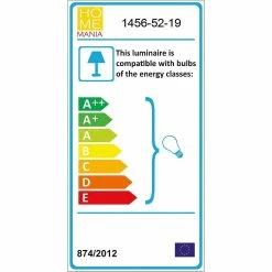 Grosses soldes 🔥 HOMEMANIA Lampe Murale Voda - Or - 12 x 21 x 20 cm 🤩 -Optonica Soldes 8699508164431 4