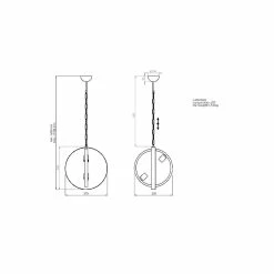 Acheter 🧨 HOMEMANIA Lampe à Suspension Tado - Or, Brun - 33,5 x 37 x 110 cm 🥰 6 Acheter 🧨 HOMEMANIA Lampe à Suspension Tado - Or, Brun - 33,5 x 37 x 110 cm 🥰 -Optonica Soldes 8699508172399 3