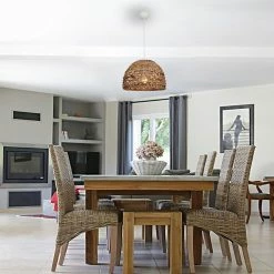 Les meilleures critiques de 👏 HOMEMANIA Lampe à Suspension Evan - Ecru, Noir - 35 x 35 x 83 cm 🔔 -Optonica Soldes 8699508177325 2