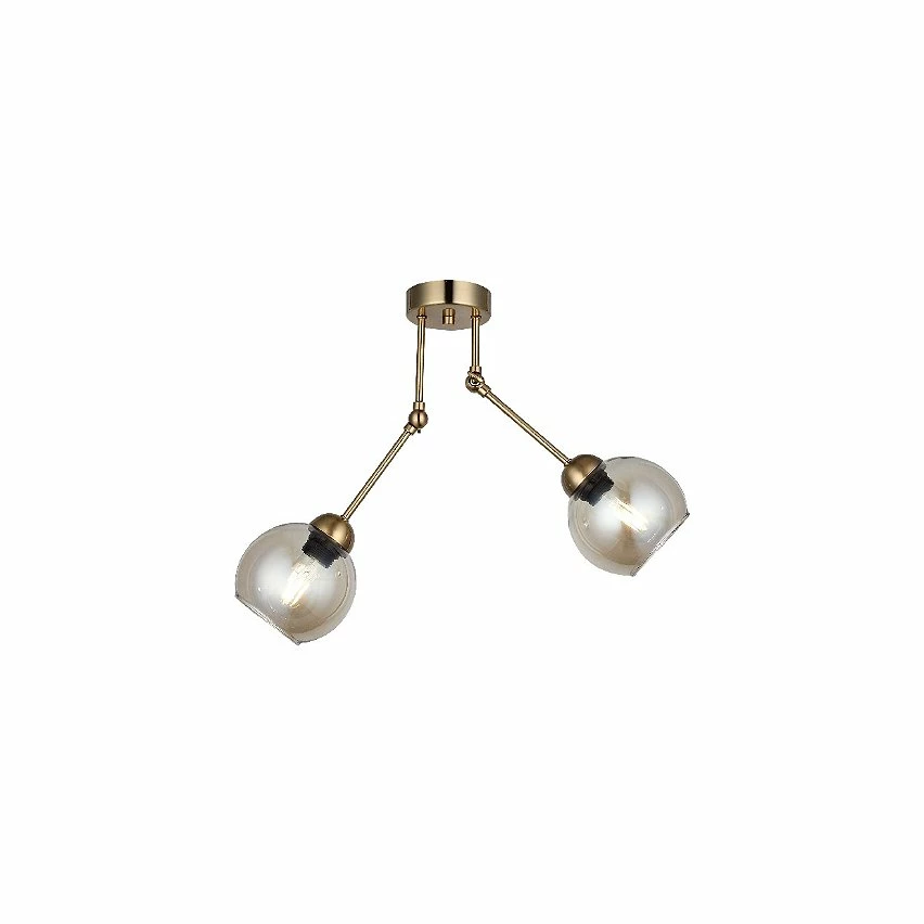 Nouveau đ HOMEMANIA Lampe de Plafond Pore - Or - 14 x 66 x 23 cm đ 1 Nouveau đ HOMEMANIA Lampe de Plafond Pore - Or - 14 x 66 x 23 cm đ