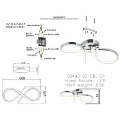 Meilleure vente 🎁 HOMEMANIA Lampe de Plafond Ornes - Or - 60 x 28 x 8 cm 🧨 6 Meilleure vente 🎁 HOMEMANIA Lampe de Plafond Ornes - Or - 60 x 28 x 8 cm 🧨 -Optonica Soldes 8699508182831 3