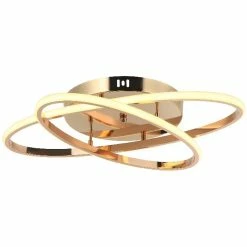 Top 10 🌟 HOMEMANIA Lampe de Plafond Rovigo - Or - 50,5 x 41 x 11 cm 🎉