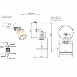 Les meilleures critiques de 🔥 HOMEMANIA Lampe murale Algo - Gris - 8 x 9,6 x 20 cm ✨ -Optonica Soldes 8699508184866 3