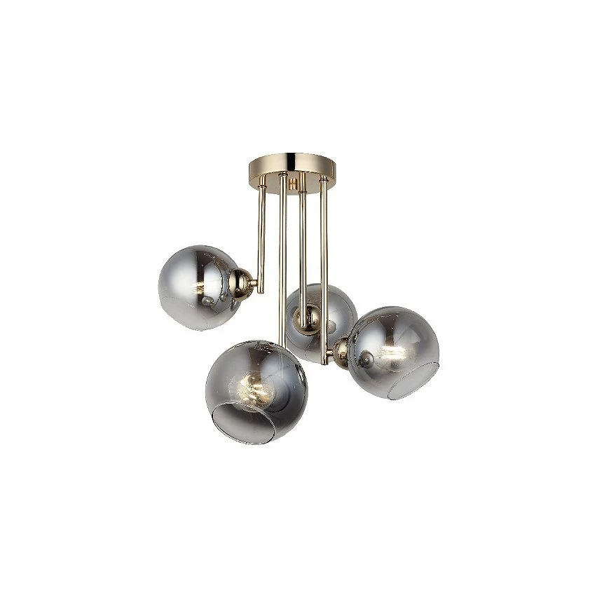 Meilleure affaire đ HOMEMANIA Lampe de Plafond Bera - Or - 46 x 46 x 45 cm đ 1 Meilleure affaire đ HOMEMANIA Lampe de Plafond Bera - Or - 46 x 46 x 45 cm đ